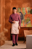 Baju Melayu Majestic Bespoke Fit - Violet Quartz