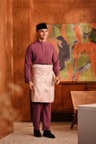 Baju Melayu Majestic Bespoke Fit - Violet Quartz