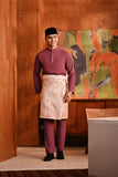 Baju Melayu Majestic Bespoke Fit - Violet Quartz