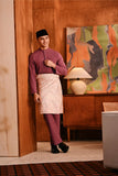 Baju Melayu Majestic Bespoke Fit - Violet Quartz