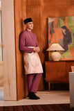 Baju Melayu Majestic Bespoke Fit - Violet Quartz