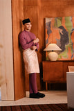 Baju Melayu Majestic Bespoke Fit - Violet Quartz