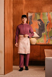 Baju Melayu Majestic Bespoke Fit - Violet Quartz