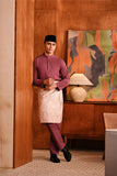 Baju Melayu Majestic Bespoke Fit - Violet Quartz