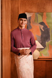 Baju Melayu Majestic Bespoke Fit - Violet Quartz