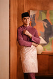 Baju Melayu Majestic Bespoke Fit - Violet Quartz