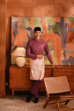 Baju Melayu Majestic Bespoke Fit - Violet Quartz