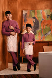 Baju Melayu Majestic Bespoke Fit - Violet Quartz