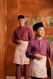 Baju Melayu Kids Majestic Bespoke Fit - Violet Quartz