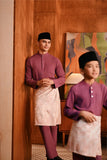 Baju Melayu Majestic Bespoke Fit - Violet Quartz