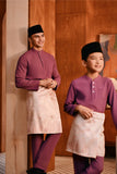 Baju Melayu Majestic Bespoke Fit - Violet Quartz