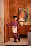 Baju Melayu Kids Majestic Bespoke Fit - Violet Quartz