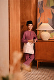 Baju Melayu Kids Majestic Bespoke Fit - Violet Quartz