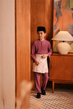 Baju Melayu Kids Majestic Bespoke Fit - Violet Quartz