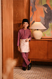 Baju Melayu Kids Majestic Bespoke Fit - Violet Quartz