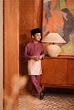 Baju Melayu Kids Majestic Bespoke Fit - Violet Quartz