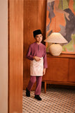 Baju Melayu Kids Majestic Bespoke Fit - Violet Quartz