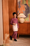 Baju Melayu Kids Majestic Bespoke Fit - Violet Quartz