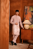 Baju Melayu Majestic Bespoke Fit - Pale Lilac