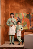 Baju Melayu Kids Majestic Bespoke Fit - Granite Green