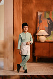 Baju Melayu Kids Majestic Bespoke Fit - Granite Green