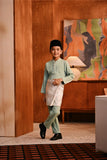 Baju Melayu Kids Majestic Bespoke Fit - Granite Green