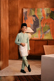 Baju Melayu Kids Majestic Bespoke Fit - Granite Green