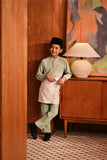 Baju Melayu Kids Majestic Bespoke Fit - Granite Green