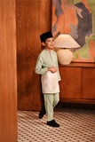 Baju Melayu Kids Majestic Bespoke Fit - Granite Green