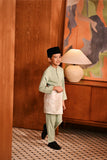 Baju Melayu Kids Majestic Bespoke Fit - Granite Green