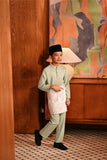 Baju Melayu Kids Majestic Bespoke Fit - Granite Green