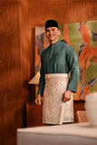 Baju Melayu Majestic Bespoke Fit - Green Jasper