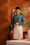 Baju Melayu Majestic Bespoke Fit - Green Jasper