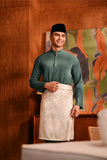 Baju Melayu Majestic Bespoke Fit - Green Jasper