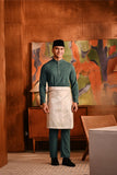 Baju Melayu Majestic Bespoke Fit - Green Jasper