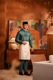 Baju Melayu Majestic Bespoke Fit - Green Jasper