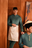 Baju Melayu Majestic Bespoke Fit - Green Jasper