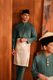 Baju Melayu Majestic Bespoke Fit - Green Jasper