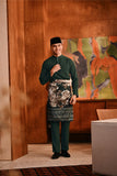 Baju Melayu Majestic Bespoke Fit - Emerald Green