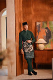 Baju Melayu Majestic Bespoke Fit - Emerald Green