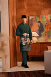 Baju Melayu Majestic Bespoke Fit - Emerald Green