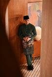 Baju Melayu Majestic Bespoke Fit - Emerald Green