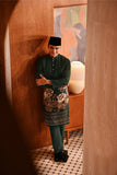 Baju Melayu Majestic Bespoke Fit - Emerald Green