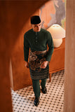 Baju Melayu Majestic Bespoke Fit - Emerald Green