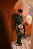 Baju Melayu Majestic Bespoke Fit - Emerald Green