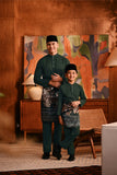 Baju Melayu Majestic Bespoke Fit - Emerald Green