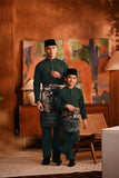 Baju Melayu Majestic Bespoke Fit - Emerald Green