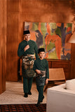 Baju Melayu Majestic Bespoke Fit - Emerald Green