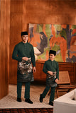 Baju Melayu Majestic Bespoke Fit - Emerald Green