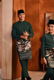 Baju Melayu Majestic Bespoke Fit - Emerald Green